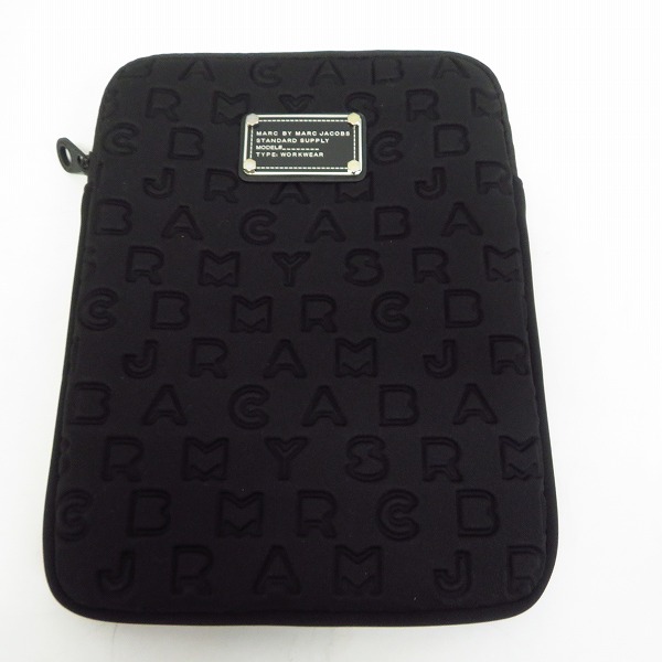 実際に弊社で買取させて頂いた【未使用】MARC BY MARC JACOBS/マークバイマークジェイコブス PC タブレットケース 縦型 ブラック M6PE024