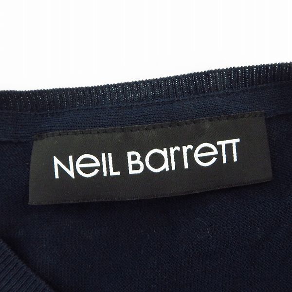 実際に弊社で買取させて頂いたNeil Barrett/ニールバレット 14SS イームズ ニット/Sの画像 2枚目