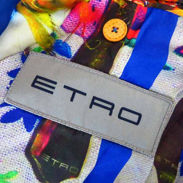 実際に弊社で買取させて頂いたETRO/エトロ 裏地シルク 2Bジャケット/50の画像 2枚目