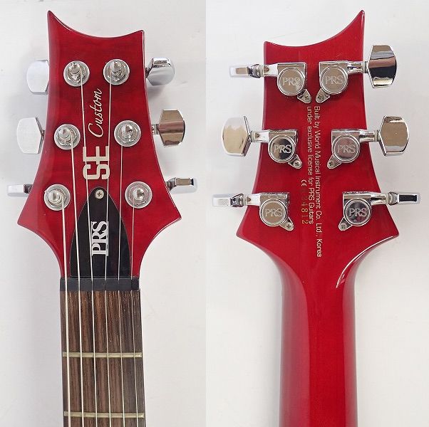 実際に弊社で買取させて頂いた★PRS/Paul Reed Smith/ポールリードスミス SE Custom 24 25th Anniversary バードインレイ ギグケース付 の画像 3枚目