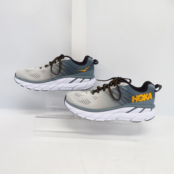 実際に弊社で買取させて頂いたHOKA ONEONE/ホカオネオネ CLIFTON 6 WIDE クリフトン 6 ワイド 1102876 LLRC 25.0cmの画像 3枚目