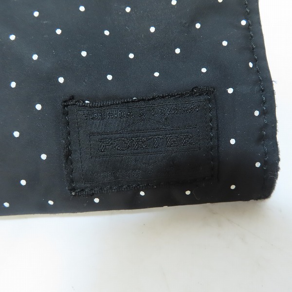 実際に弊社で買取させて頂いたHEAD PORTER/ヘッドポーター ドット柄 長財布の画像 3枚目