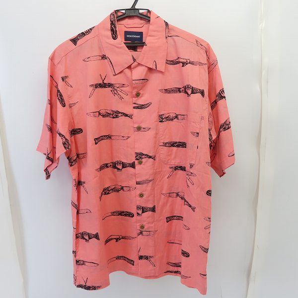 実際に弊社で買取させて頂いたDESCENDANT/ディセンダント 総柄 半袖ボタンシャツ/2