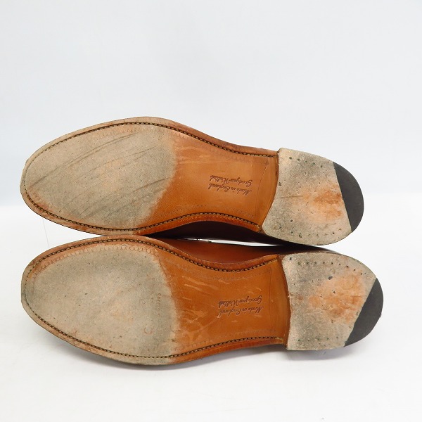 実際に弊社で買取させて頂いたJOSEPH CHEANEY＆SONS/ジョセフ チーニー HUDSON コインローファー/レザーシューズ/9Fの画像 2枚目