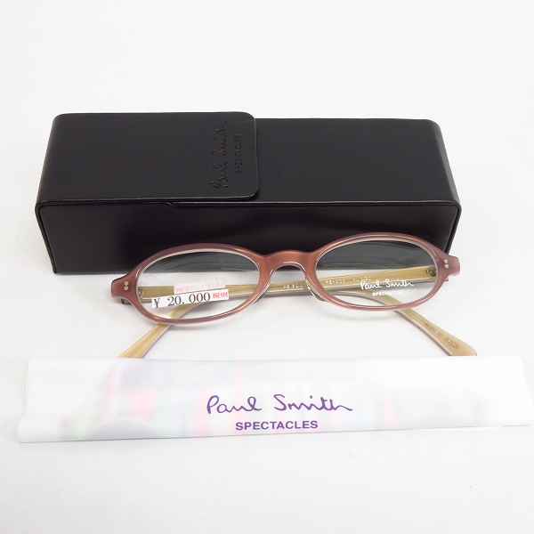 実際に弊社で買取させて頂いたPaul Smith/ポールスミス 眼鏡/メガネフレーム PS-232 VL/GDの画像 7枚目