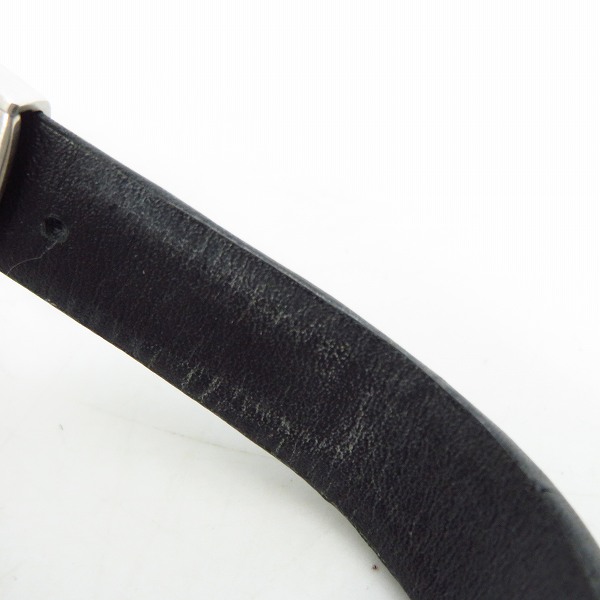 実際に弊社で買取させて頂いたBURBERRY/バーバリー クォーツ 黒文字盤 レディース腕時計 14400L【動作未確認】の画像 6枚目