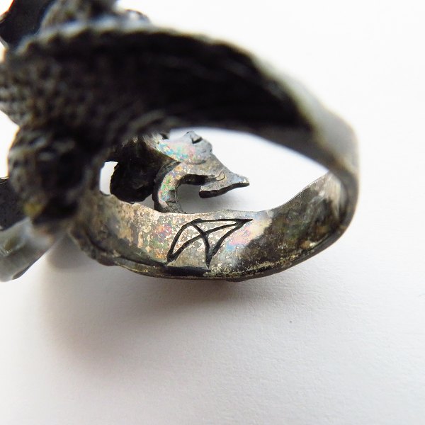 実際に弊社で買取させて頂いた【ギャラ付き】CRAZY PIG/クレイジーピッグ ラージドラゴンボディ リング 17号の画像 6枚目