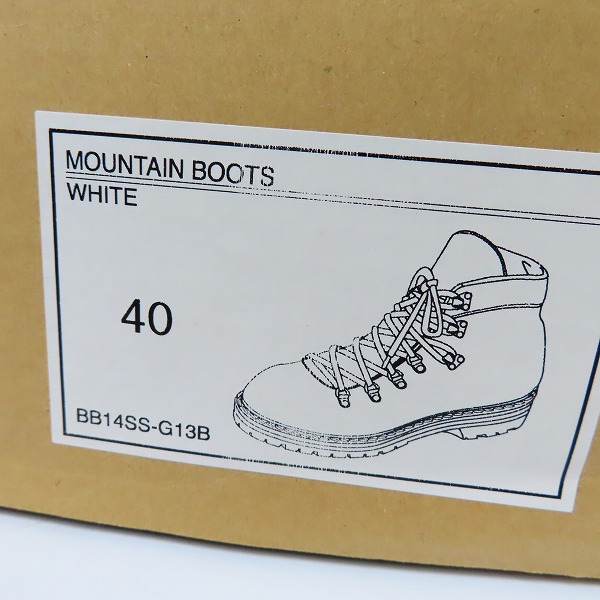 実際に弊社で買取させて頂いたBACKBONE/バックボーン マウンテンブーツ 40の画像 8枚目