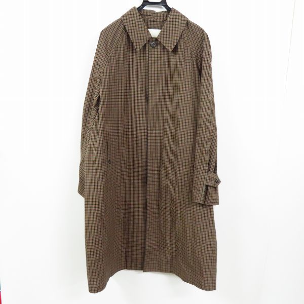 実際に弊社で買取させて頂いたMACKINTOSH LONDON/マッキントッシュ チェック柄 ステンカラーコート size：38