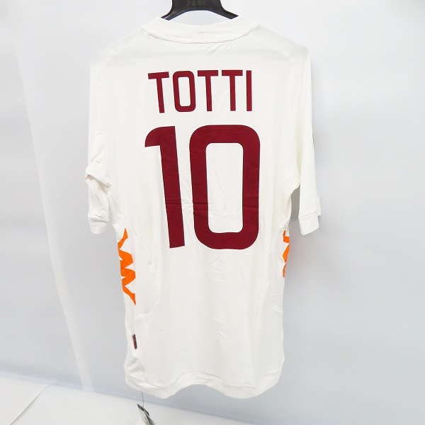 実際に弊社で買取させて頂いた【未使用】Kappa/カッパ セリエA ASローマ アウェイユニフォーム #10 トッティ/Lの画像 1枚目