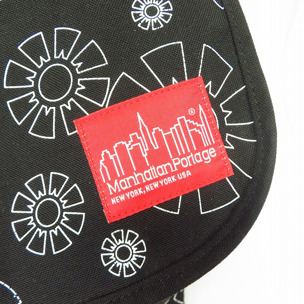実際に弊社で買取させて頂いたManhattan Portage/マンハッタンポーテージ 総柄 メッセンジャーバッグの画像 4枚目