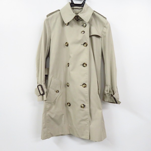 実際に弊社で買取させて頂いたBURBERRY/バーバリー 裏地チェック柄 トレンチコート size：US6