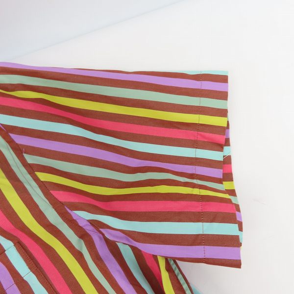 実際に弊社で買取させて頂いたPaul Smith/ポールスミス ストライプ柄 半袖 オープンカラーシャツ/Lの画像 5枚目