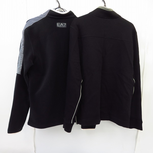 実際に弊社で買取させて頂いたEA7/EMPORIO ARMANI/エンポリオアルマーニ HUGO BOSS/ヒューゴボス ハーフジップ 長袖ジャケット size：XL 2点セットの画像 1枚目