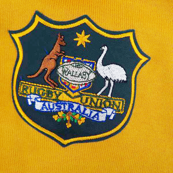 実際に弊社で買取させて頂いたCANTERBURY/カンタベリー ラグビー オーストラリア ワラビーズ ラガーシャツ/Lの画像 4枚目