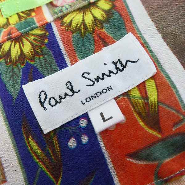 実際に弊社で買取させて頂いたPaul Smith/ポールスミス 総柄 半袖 オープンカラーシャツ/Lの画像 2枚目