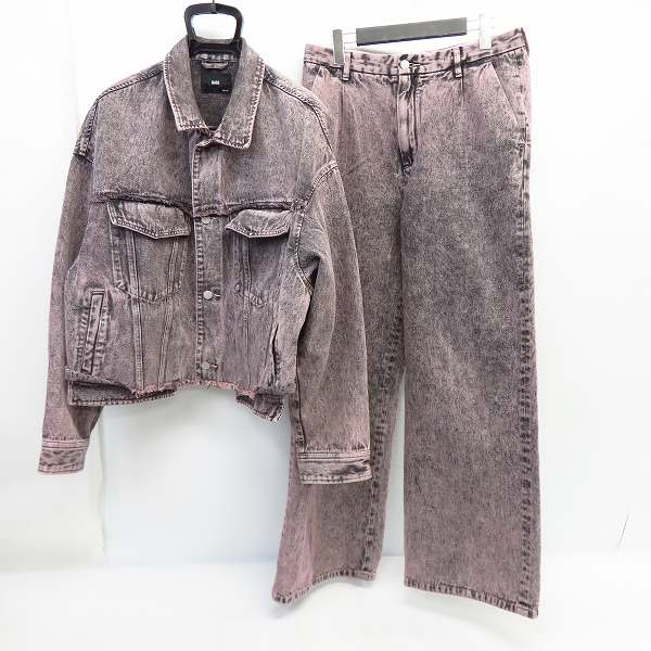 実際に弊社で買取させて頂いたHARE/ハレ デニム セットアップ ジャケット/パンツ/M