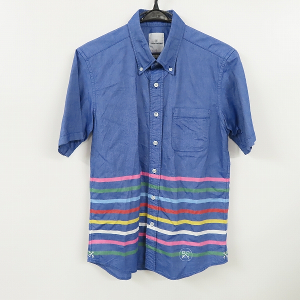 実際に弊社で買取させて頂いたuniform experiment/ユニフォームエクスペリメント マルチボーダー デニム B.Dシャツ 2 