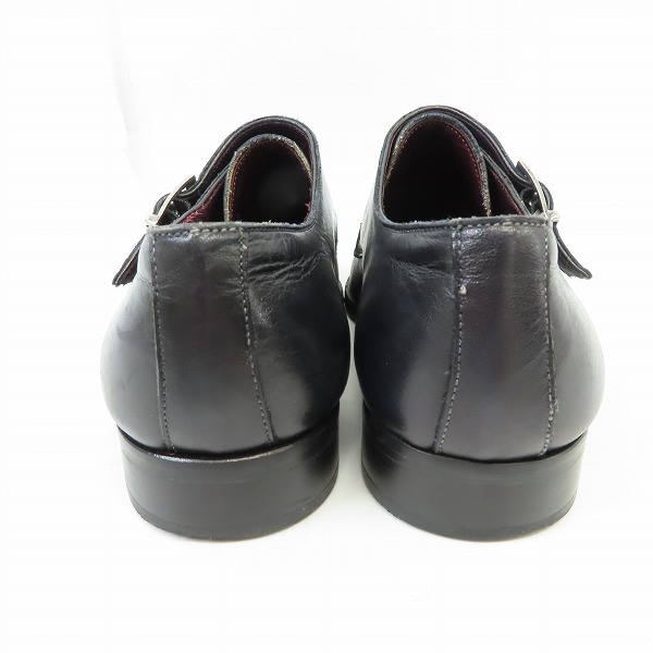 実際に弊社で買取させて頂いたBACCHUS/バッカス ダブルモンクストラップ/ストレートチップ レザーシューズ/41.5の画像 1枚目