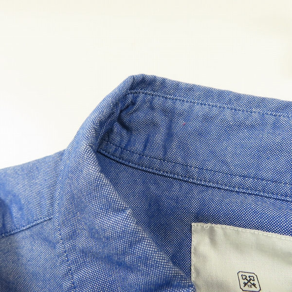 実際に弊社で買取させて頂いたuniform experiment/ユニフォームエクスペリメント マルチボーダー デニム B.Dシャツ 2 の画像 6枚目