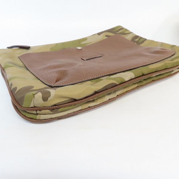 実際に弊社で買取させて頂いたDaniel&Bob/ダニエル＆ボブ レザー×ナイロン クラッチバッグ の画像 2枚目