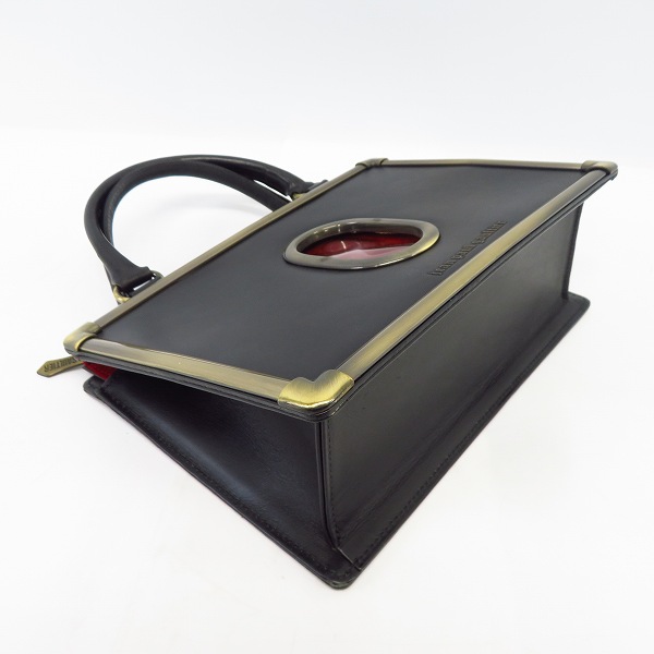 実際に弊社で買取させて頂いたJean Paul GAULTIER/ジャンポールゴルチエ ロゴ型押し ハンドバッグの画像 2枚目