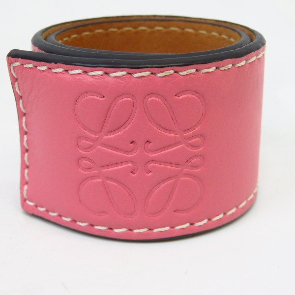 実際に弊社で買取させて頂いたLOEWE/ロエベ アナグラム スモールスラップ ブレスレットの画像 1枚目