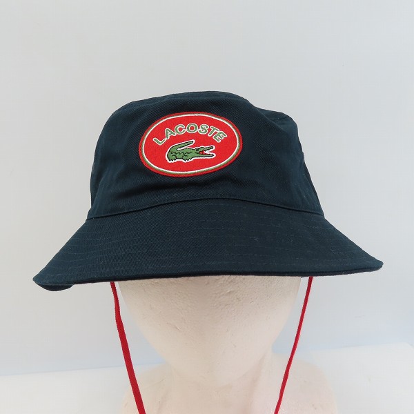 実際に弊社で買取させて頂いたLACOSTE/ラコステ EXCLUSIVE EDITION ロゴワッペン バケットハット size：59cm　の画像 1枚目