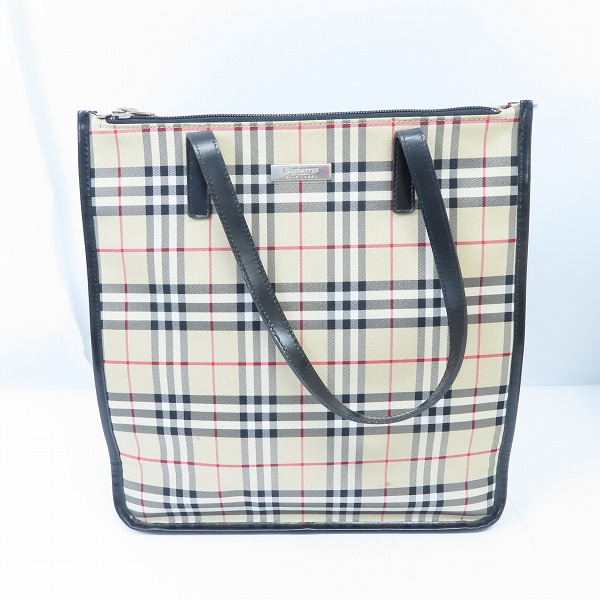 実際に弊社で買取させて頂いたBURBERRY BLUE LABEL/バーバリーブルーレーベル チェック柄 トートバッグ