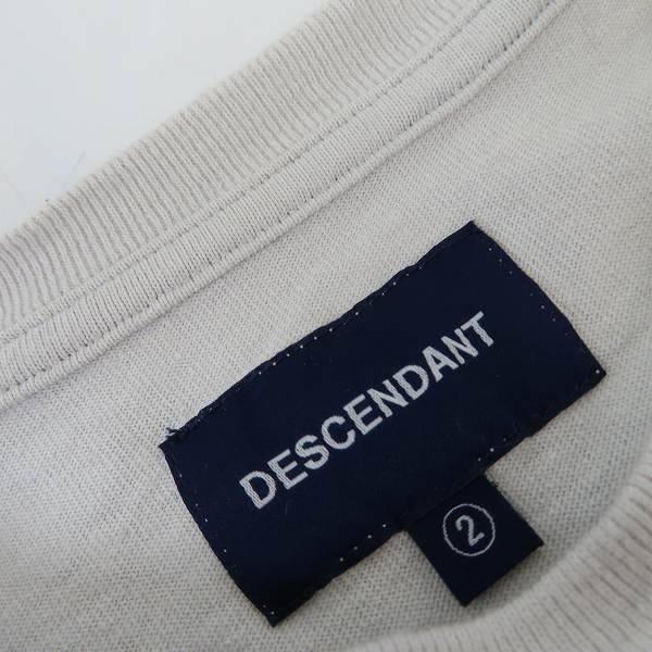実際に弊社で買取させて頂いたDESCENDANT/ディセンダント 胸ポケット付き プリント長袖カットソー/2の画像 2枚目