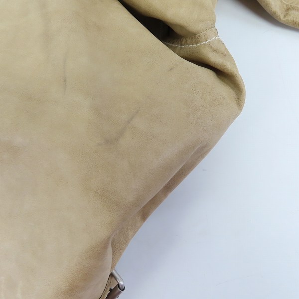 実際に弊社で買取させて頂いたBelstaff/ベルスタッフ GOLD Label RACING BLOUSON MAN アンティーク加工 レザーレーシングブルゾン Sの画像 7枚目