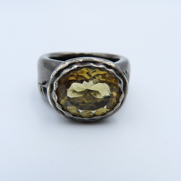 実際に弊社で買取させて頂いた【ギャラ付】BloodyMary/ブラッディマリー 2008 Summer Festival ゲート リングBLK/シトリン #13の画像 1枚目