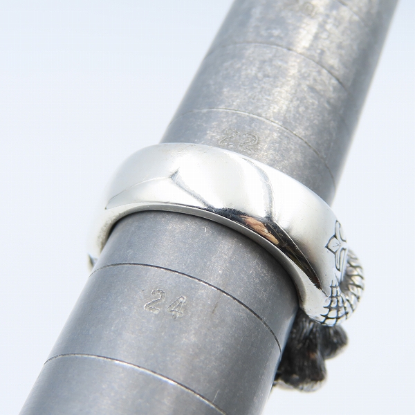 実際に弊社で買取させて頂いたBloodyMary/ブラッディマリー KAI 2008 クリスマス 太極図 リング/＃23の画像 8枚目