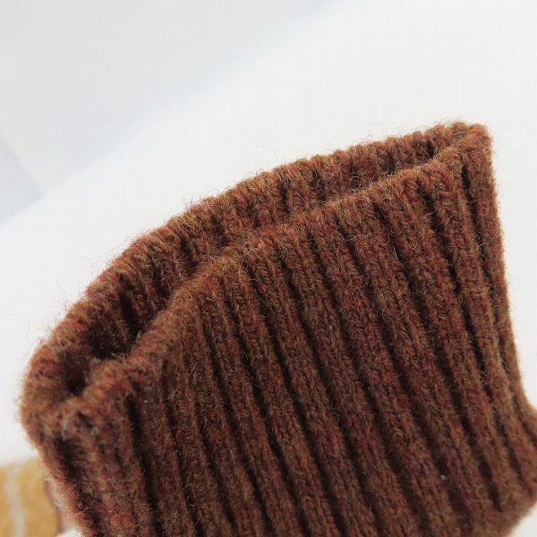 実際に弊社で買取させて頂いたBURBERRY LONDON/バーバリーロンドン Vネック ニットセーター Lの画像 6枚目