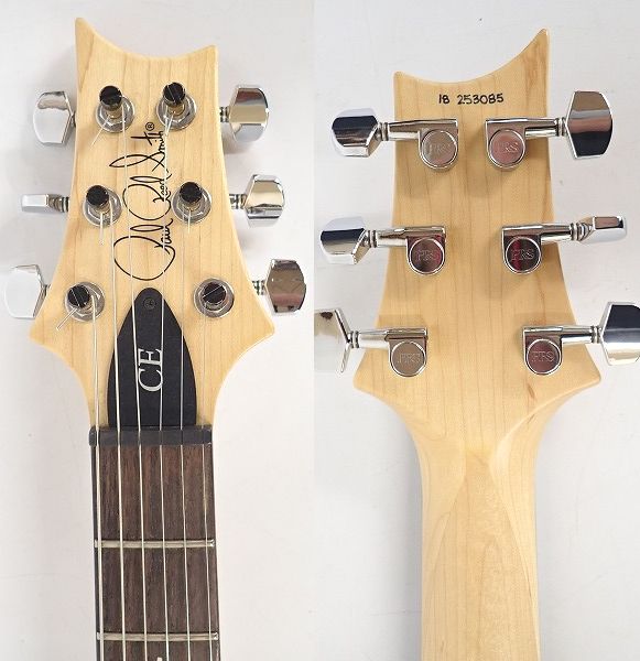 実際に弊社で買取させて頂いた★PRS/Paul Reed Smith/ポールリードスミス CE24 バードインレイ 2018年製 ギグケース付 の画像 2枚目