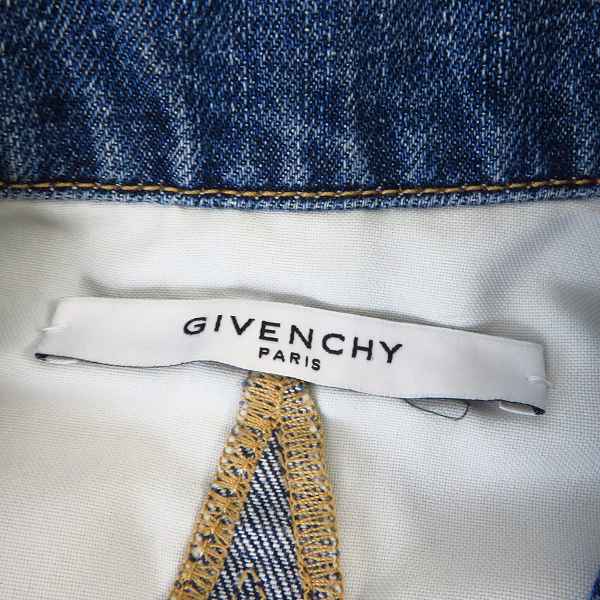 実際に弊社で買取させて頂いたGIVENCHY/ジバンシー 18ss スターデニムジャケット/Lの画像 2枚目