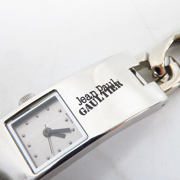 実際に弊社で買取させて頂いたJean Paul GAULTIER/ジャンポールゴルチエ カバー付き ウォッチブレスレット/腕時計 5431-A05249【動作未確認】の画像 6枚目