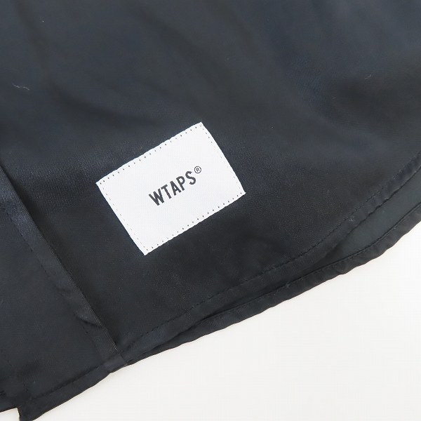 実際に弊社で買取させて頂いたWTAPS/ダブルタップス SHIRT RACO SATIN/半袖ボタンシャツ 181TQDT-SHM04/02の画像 7枚目