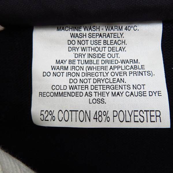 実際に弊社で買取させて頂いたCANTERBURY/カンタベリー ラグビー ワッペン付 NEW ZEALAND ALL BLACKS ラガーシャツ/Lの画像 3枚目