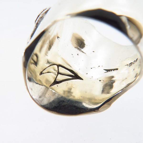 実際に弊社で買取させて頂いた【ギャラ付】CRAZY PIG DESIGNS/クレイジーピッグ MAJOR TOM RING/メジャートム リング #762/19号の画像 4枚目