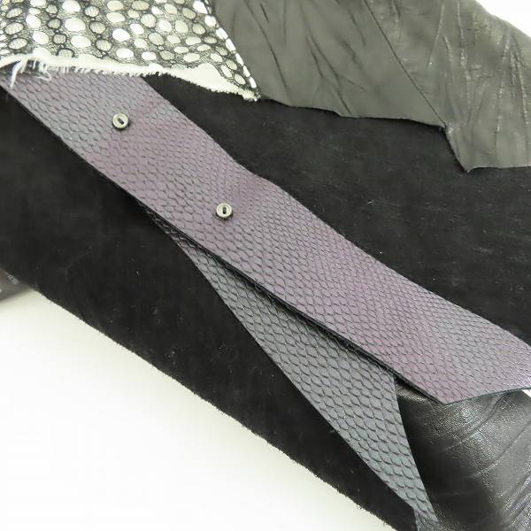 実際に弊社で買取させて頂いたIF SIX WAS NINE/イフシックスワズナイン GILET SINDBAAD-2/M レザー レースジレ ベスト 1の画像 6枚目