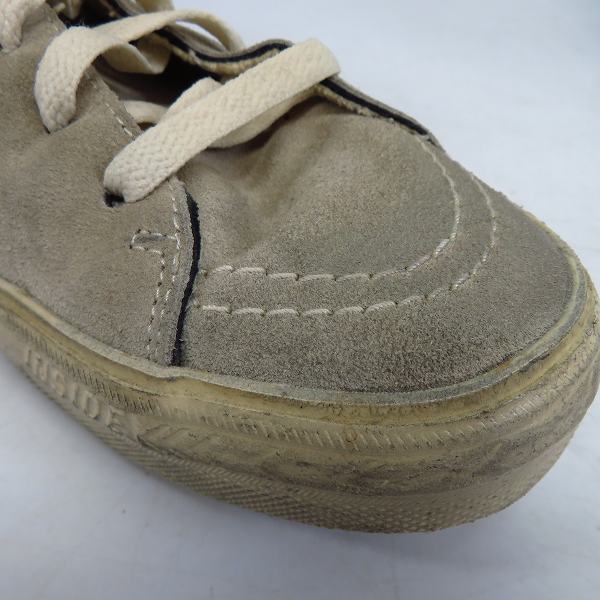 実際に弊社で買取させて頂いたGOLDEN GOOSE/ゴールデングース サイドジップ ビンテージ  スニーカー G25U595.I6 size：43の画像 6枚目