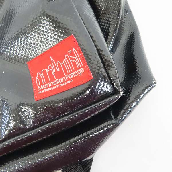 実際に弊社で買取させて頂いたManhattan Portage/マンハッタンポーテージ エナメル リュック/デイバックの画像 5枚目