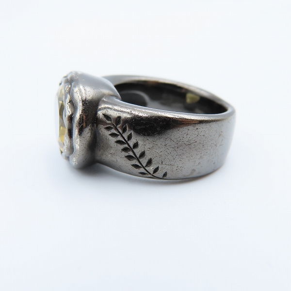 実際に弊社で買取させて頂いた【ギャラ付】BloodyMary/ブラッディマリー 2008 Summer Festival ゲート リングBLK/シトリン #13の画像 2枚目