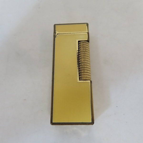 実際に弊社で買取させて頂いたdunhill/ダンヒル サイドローラーガスライター イエロー×ゴールド