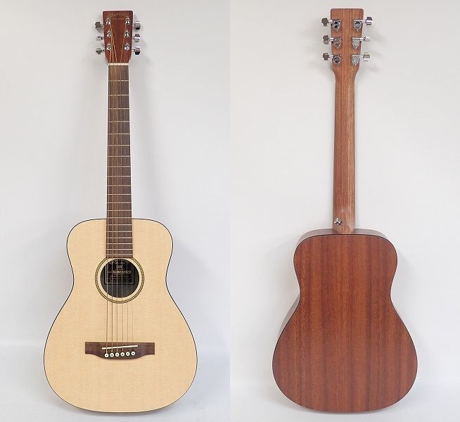 実際に弊社で買取させて頂いた★Martin/マーティン LXM Little Martin/リトルマーチン ミニアコースティックギター/トラベルギター ソフトケース付 の画像 2枚目