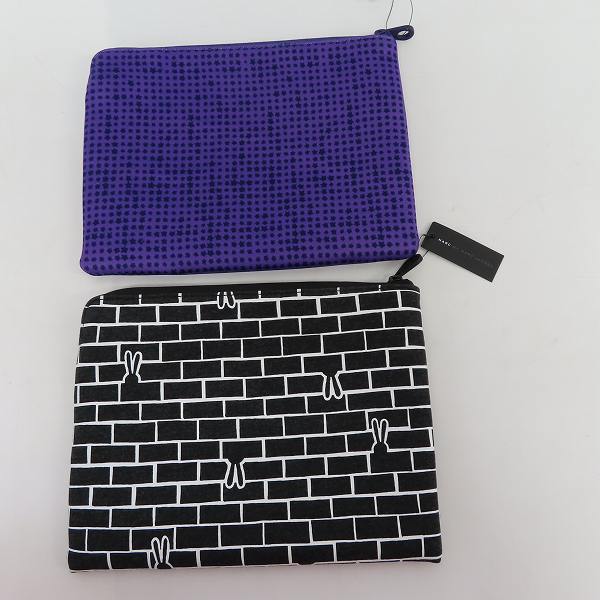 実際に弊社で買取させて頂いた【未使用】MARC BY MARC JACOBS/マークバイマークジェイコブス ミニクラッチ/ポーチ M6134043/M0001929 2点セットの画像 1枚目