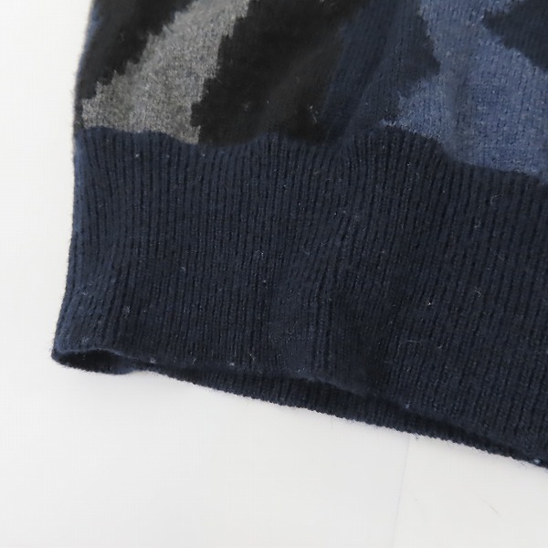 実際に弊社で買取させて頂いたHYDROGEN/ハイドロゲン カーディガン カモフラ スカルワッペン Sの画像 6枚目