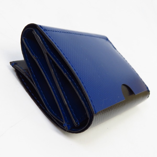実際に弊社で買取させて頂いたMARNI/マルニ バイカラー 三つ折り財布 PFMI0019A0の画像 3枚目