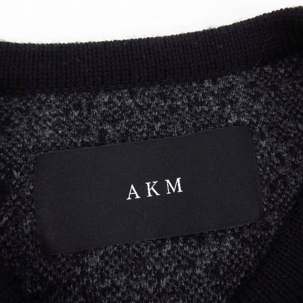 実際に弊社で買取させて頂いたAKM/エーケーエム BORDER CREW LEOPARD レオパード ボーダー カットソー K121/Mの画像 2枚目